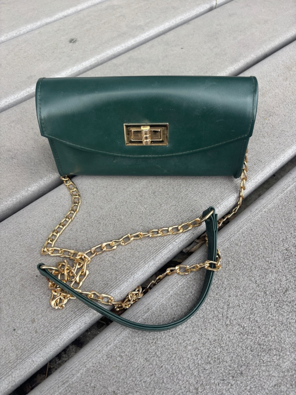 Jackie Crossbody Bag — Dark Green by Glass Ladder & Co